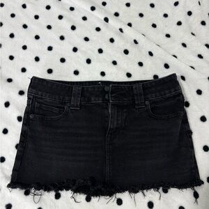 American Eagle Outfitters Charcoal Denim Skirt